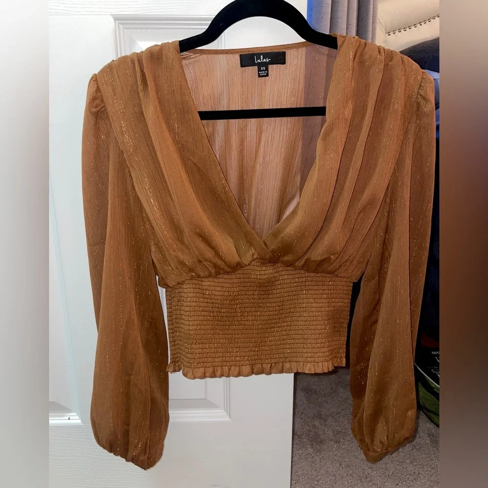 NWOT Lulu’s long sleeve top XS - Picture 3 of 5